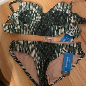 Derek lam 2 piece swim suit